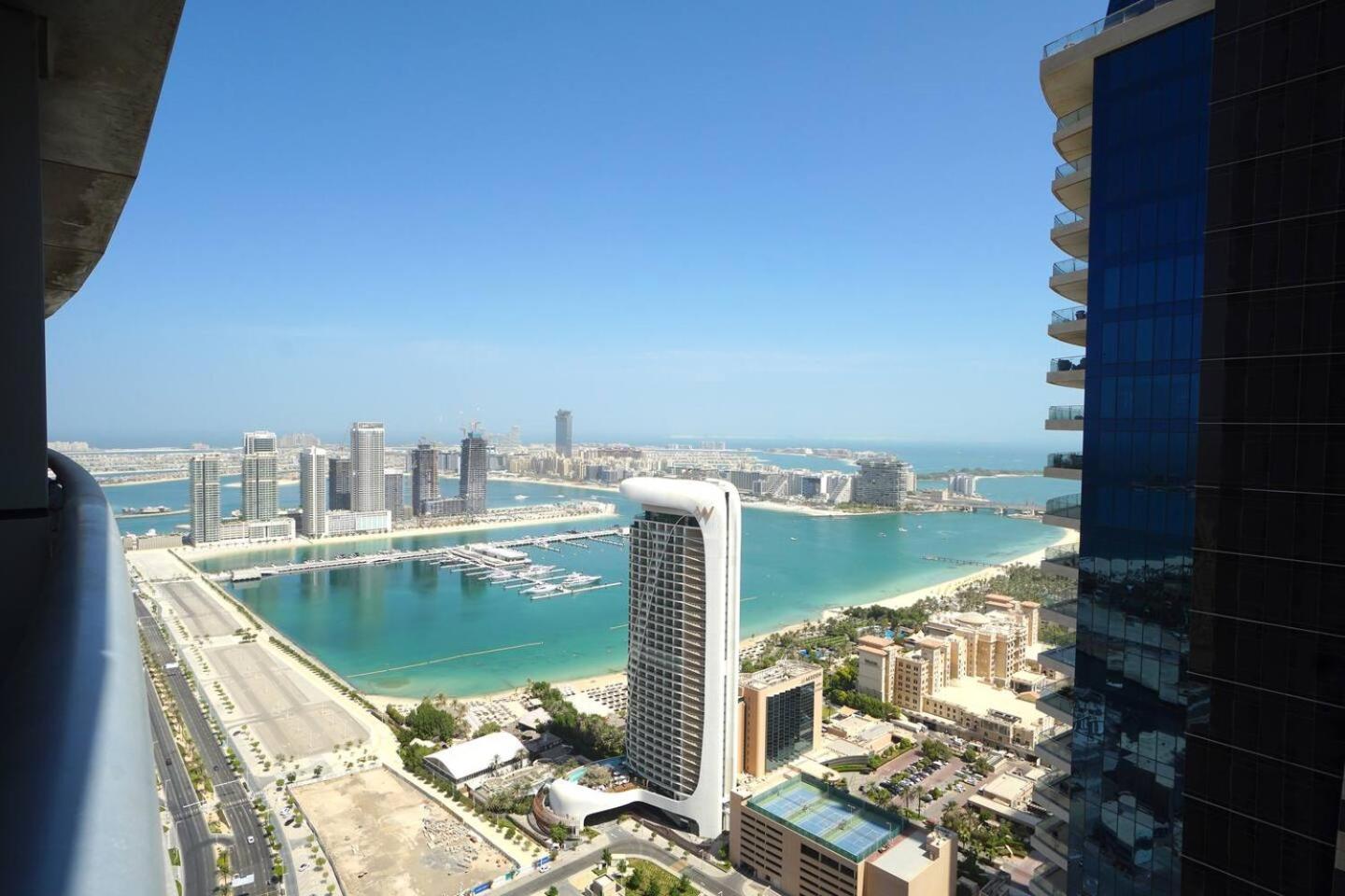 דובאי Sea & Palm View Elegant 1 Bedroom Apartment מראה חיצוני תמונה