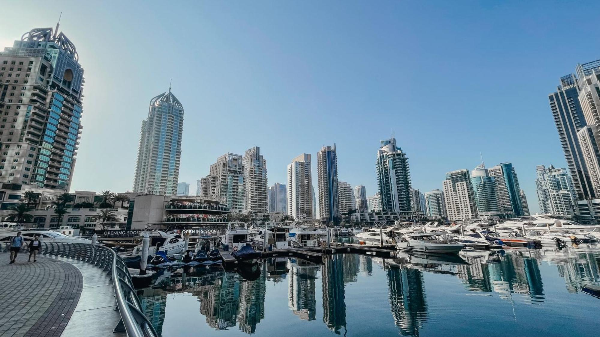 דובאי Sea & Palm View Elegant 1 Bedroom Apartment מראה חיצוני תמונה